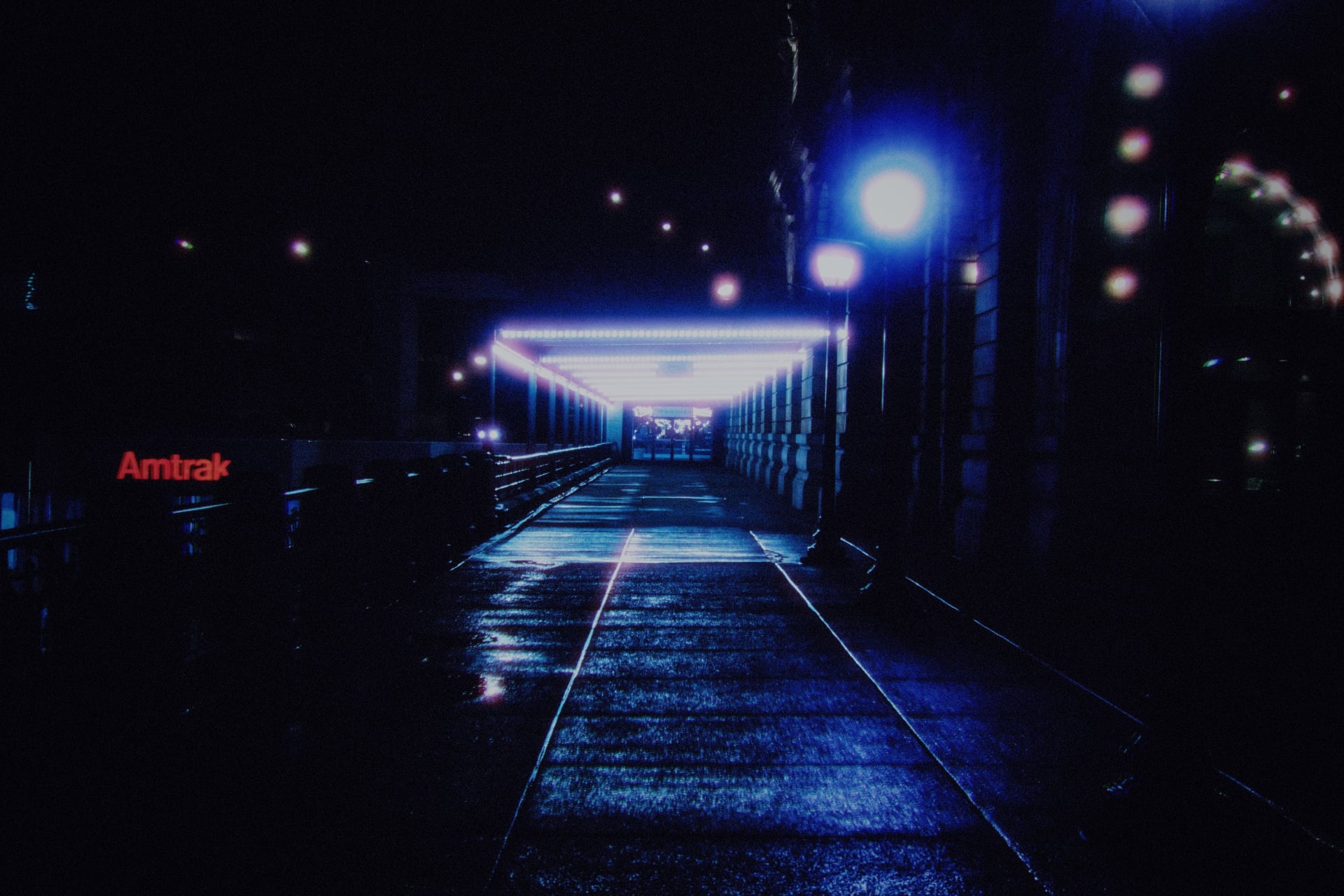 Nightcall Preset - Train station at night